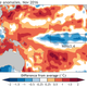 Average sea surface temperature data during October 2016, compared with the long-term average. Image: Climate.gov